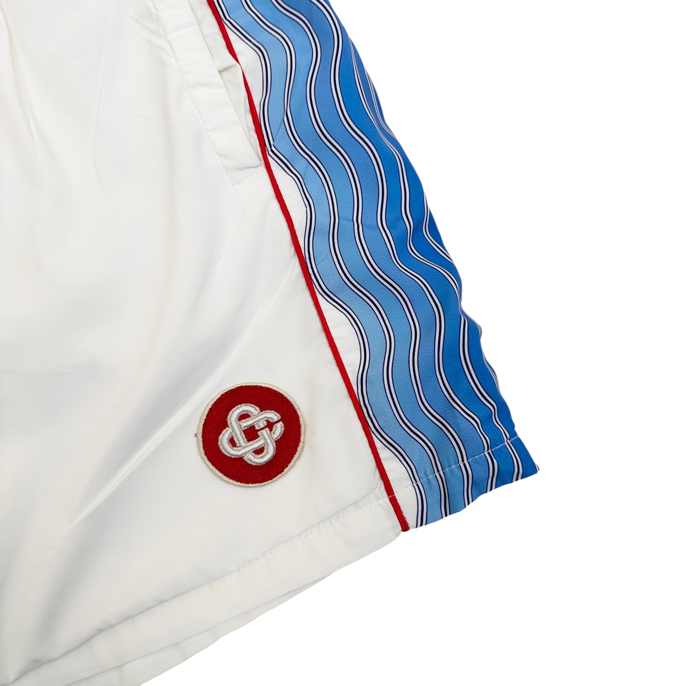 CASABLANCA SWIM SHORTS WHITE S