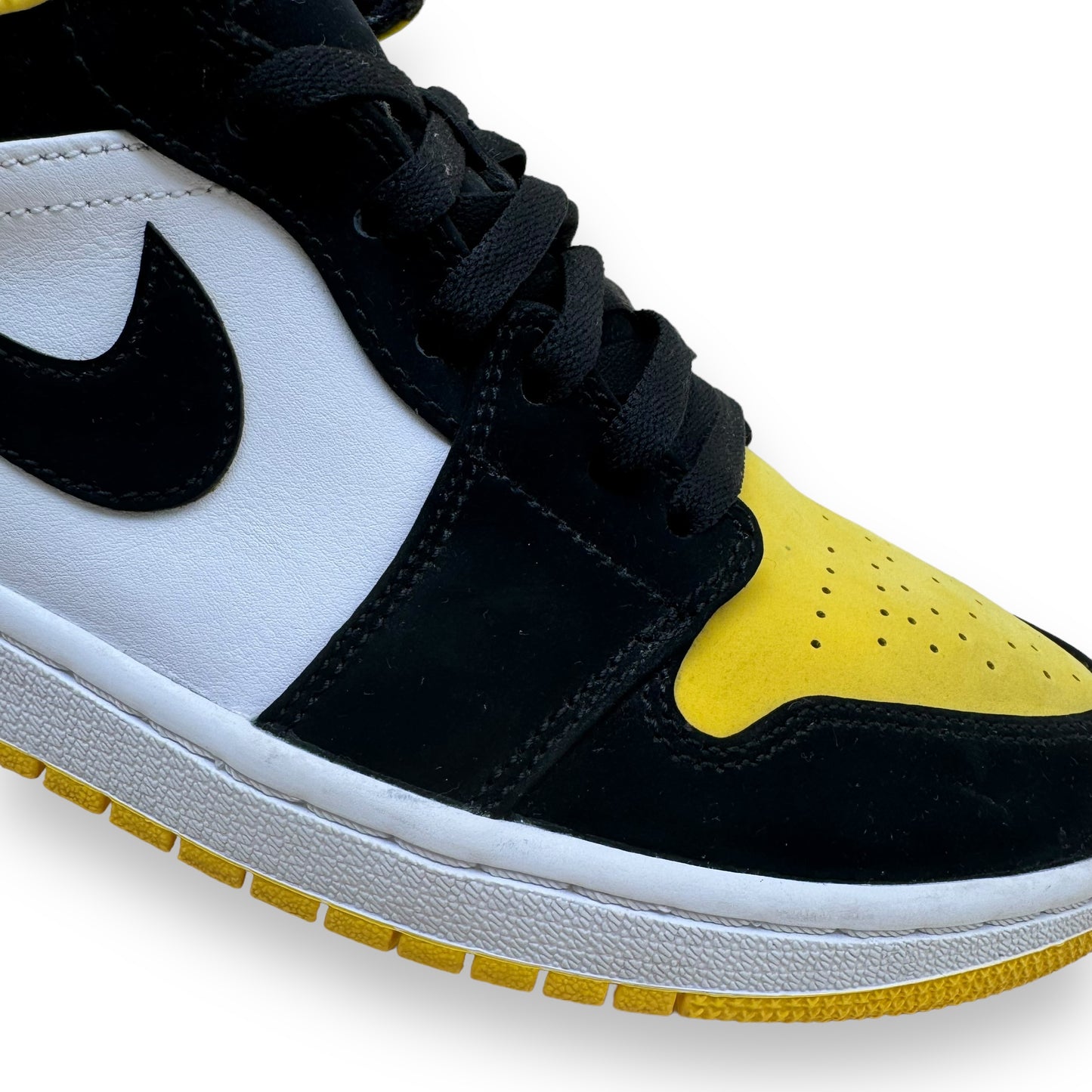 AIR JORDAN 1 MID SE SNEAKER ‘YELLOW TOE’ UK8.5