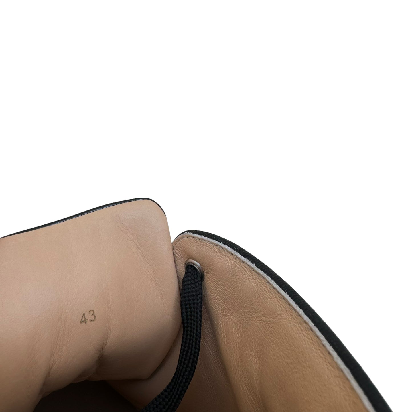 CHRISTIAN LOUBOUTIN FUN LOU SPIKE HIGH TOP SNEAKER BLACK / RED UK9