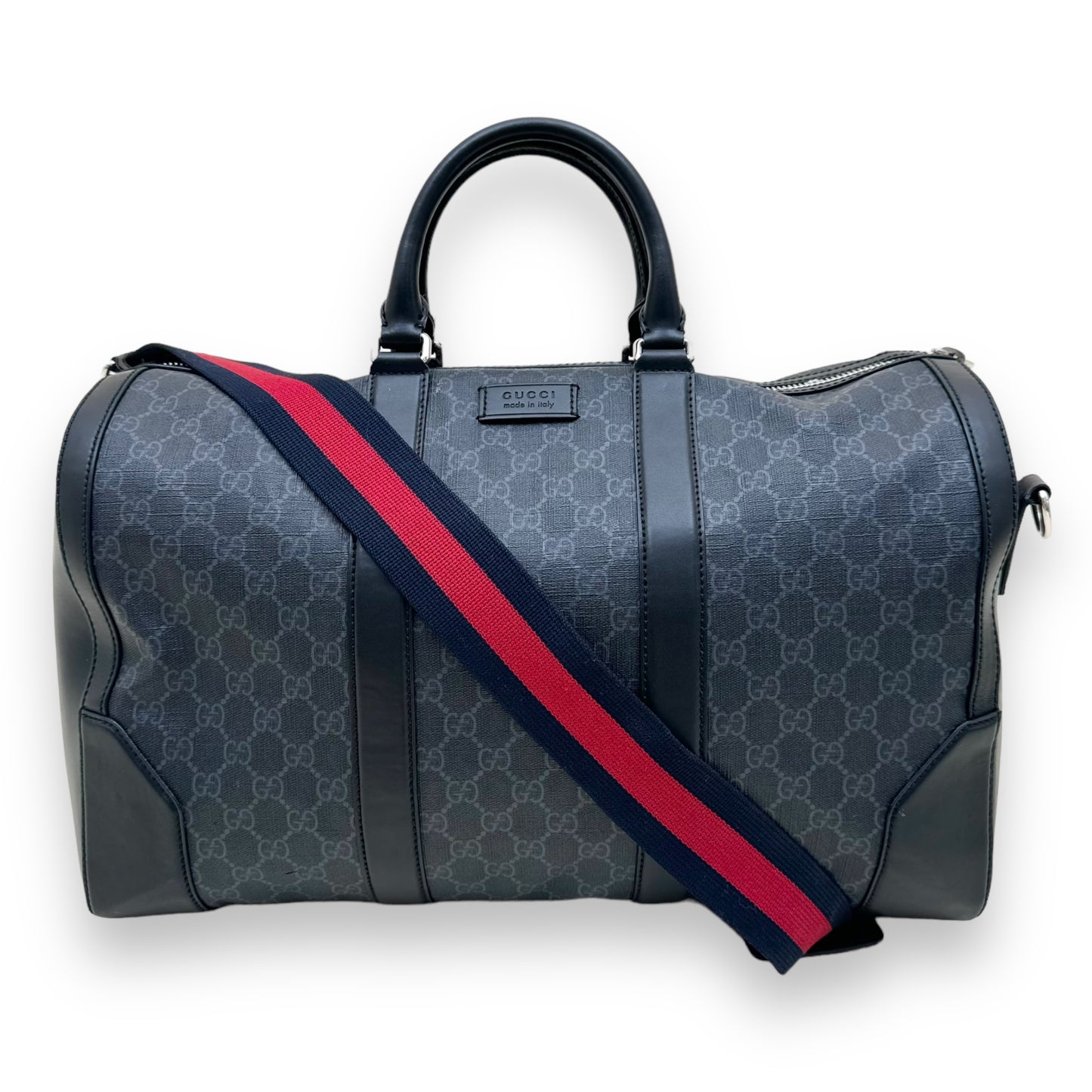 GUCCI GG CARRY-ON DUFFLE BAG BLACK