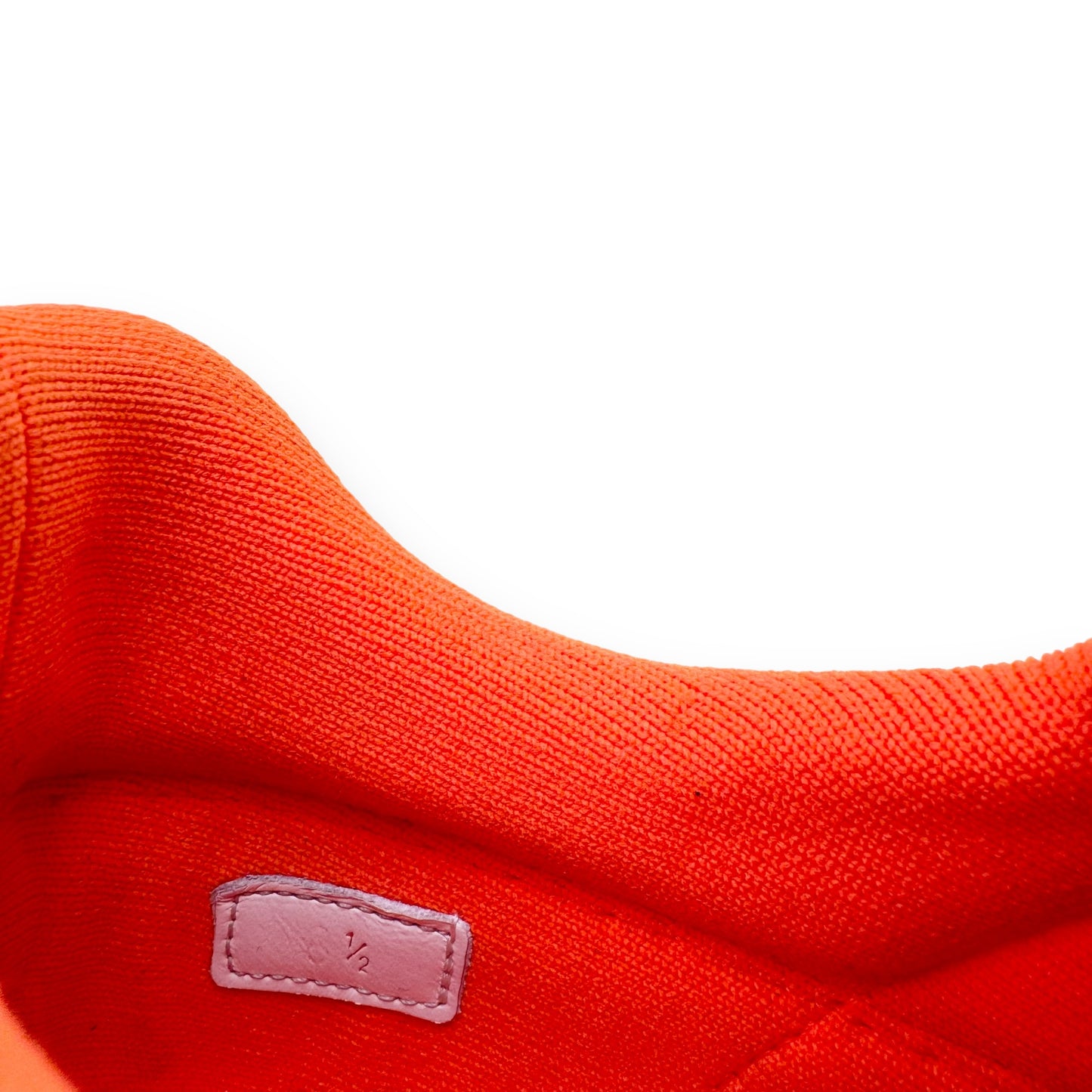 LOUIS VUITTON V.N.R TECHNICAL KNIT SNEAKER ORANGE UK8.5