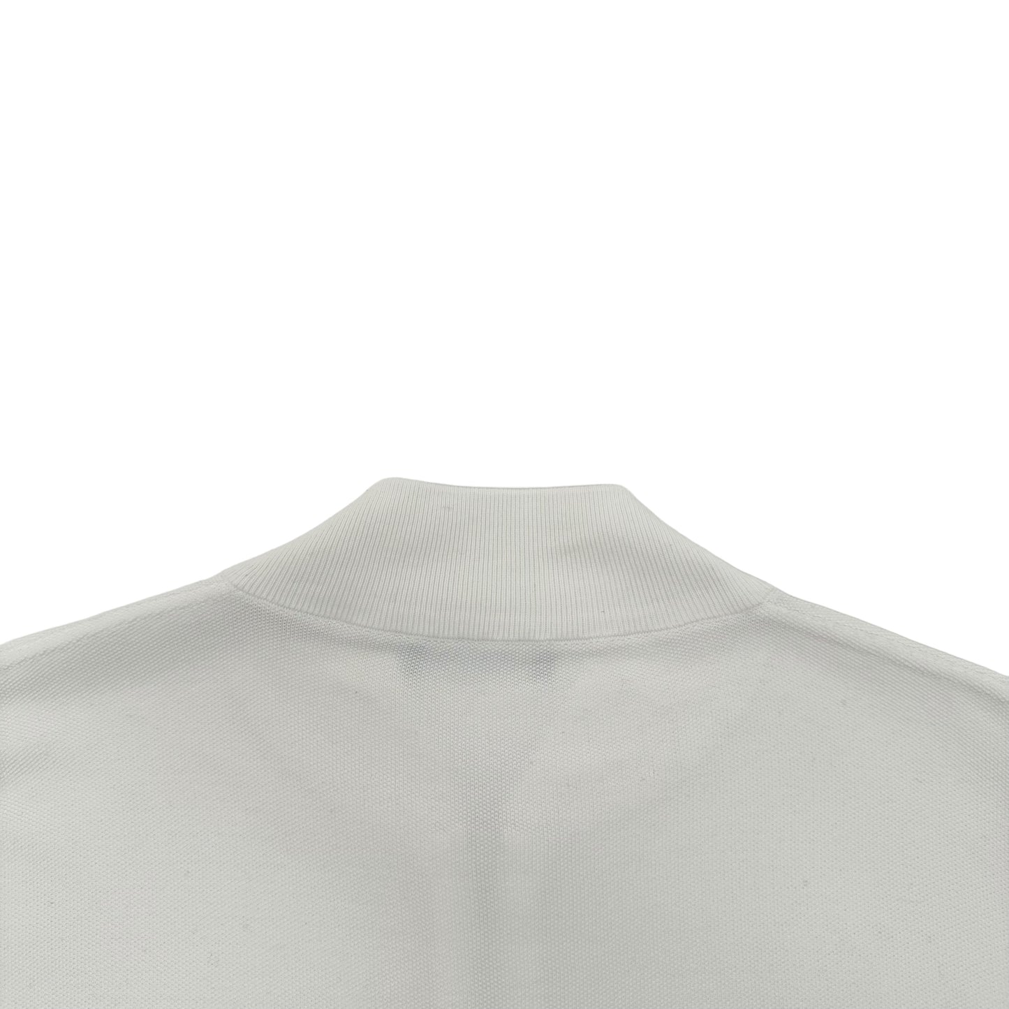 THOM SWEENEY FINE-KNIT COTTON ZIP-UP TRACK TOP WHITE L