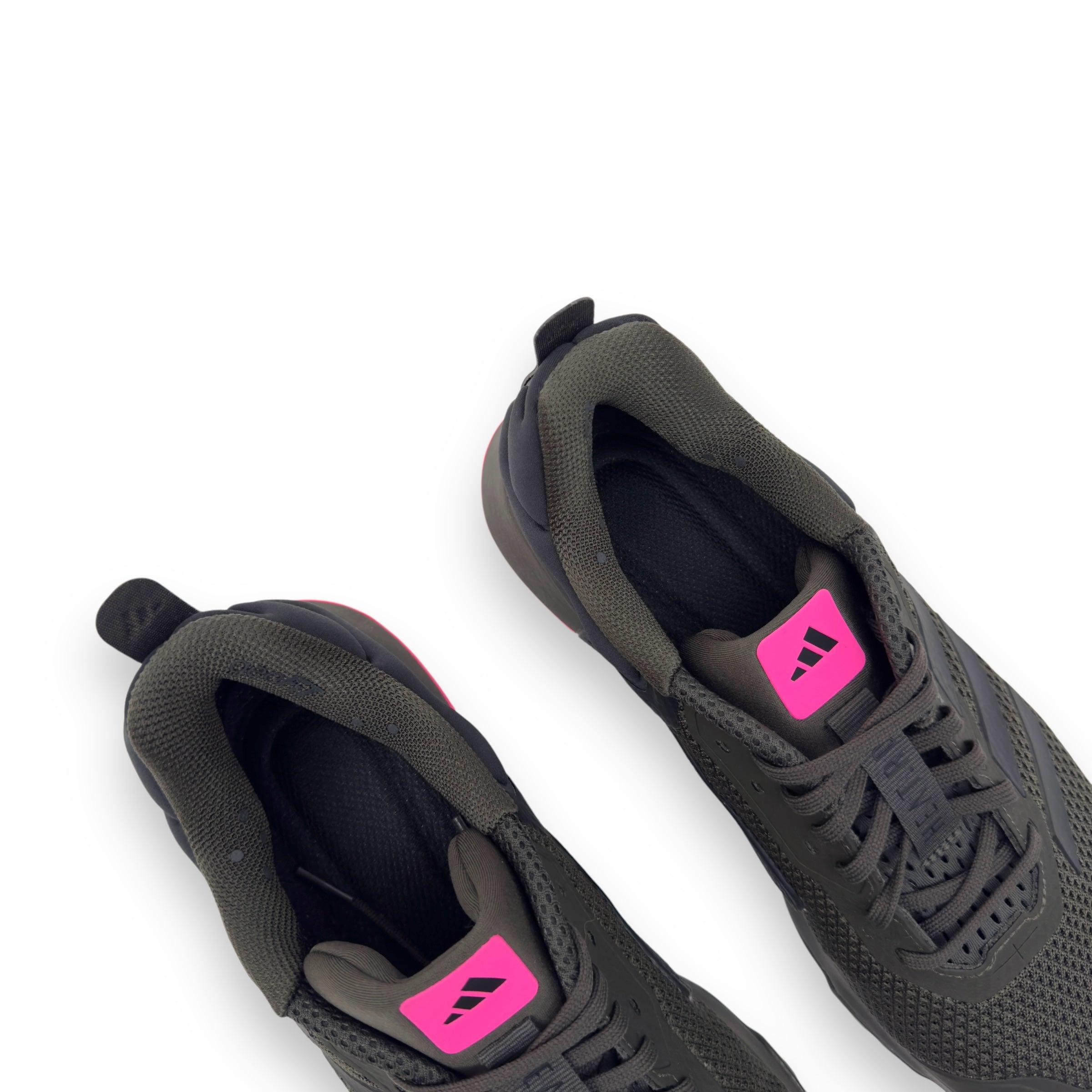 ADIDAS ORIGINAL DROPSET 3 TRAINER KHAKI / PINK UK10.5