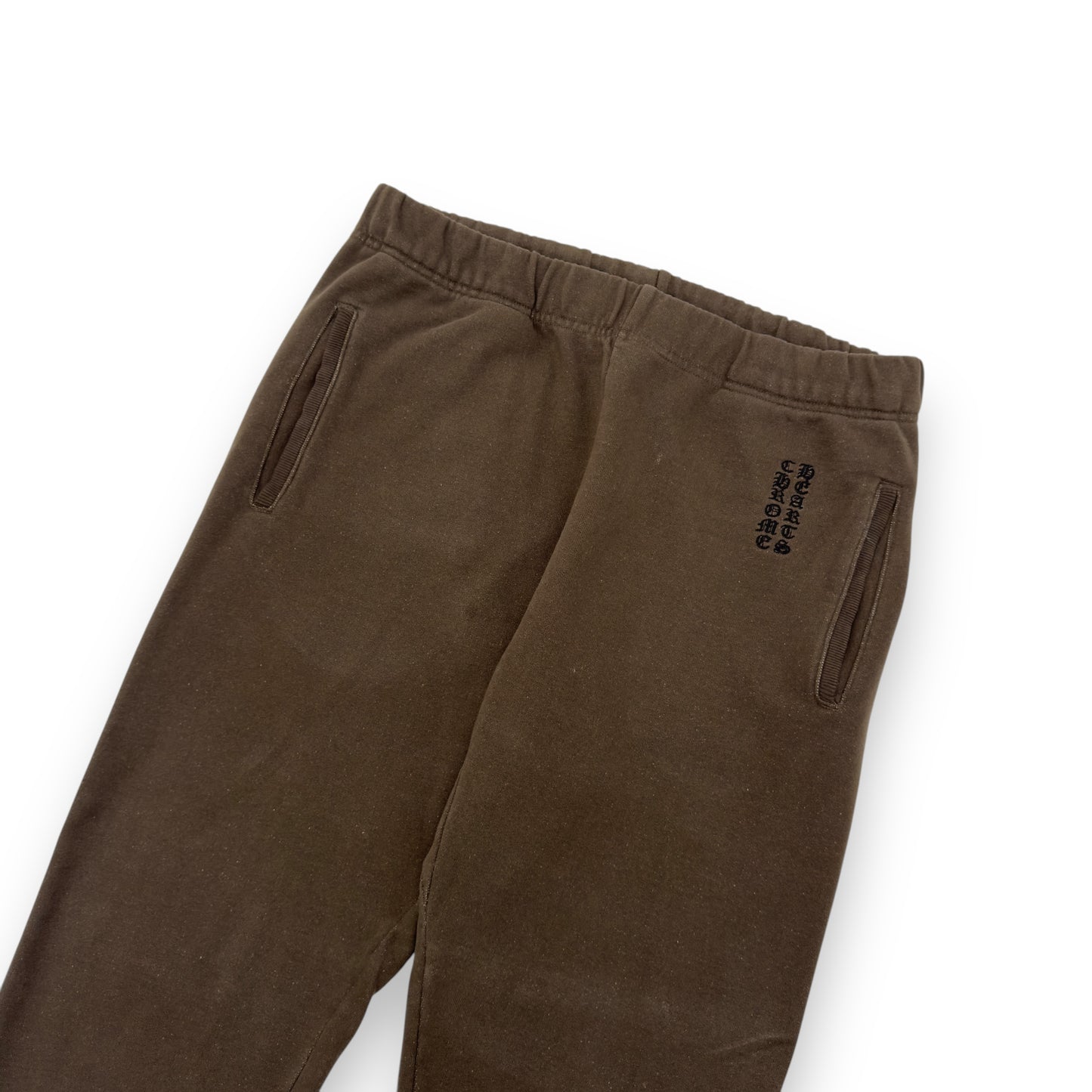 CHROME HEARTS VERTICAL LOGO SWEATPANTS OLIVE L