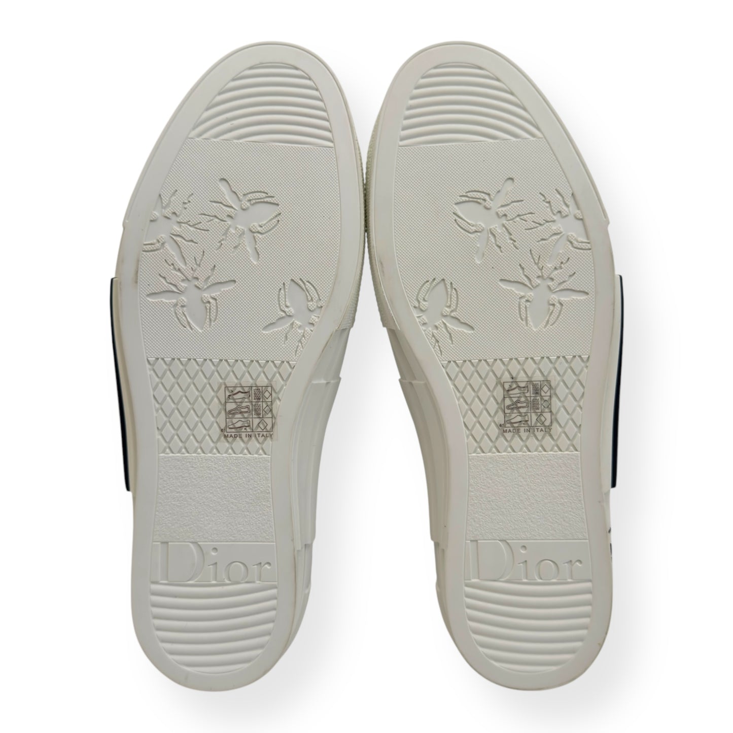 DIOR X SHAWN STUSSY B23 SLIP ON SNEAKER WHITE / BLACK UK8.5