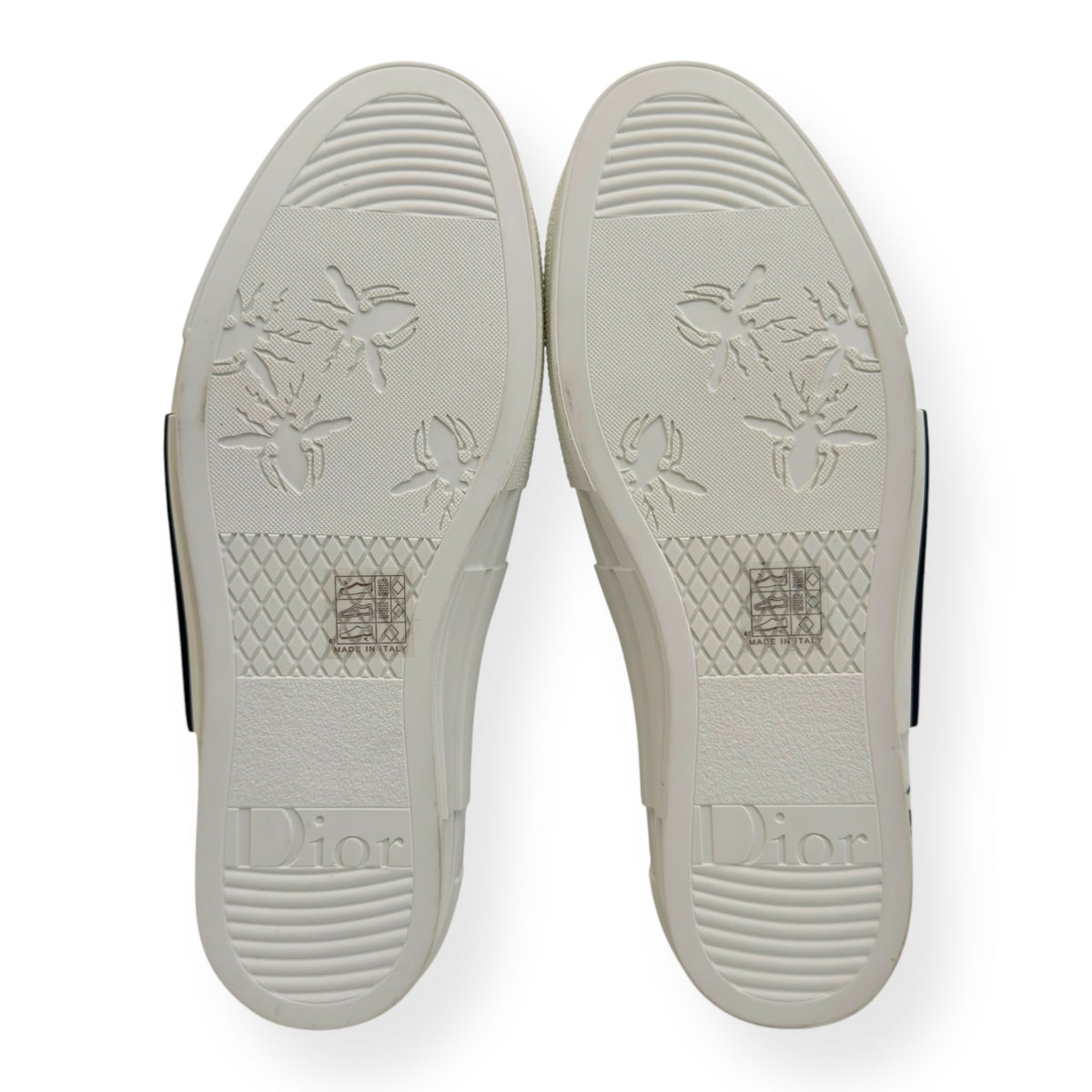 DIOR X SHAWN STUSSY B23 SLIP ON SNEAKER WHITE / BLACK UK8.5