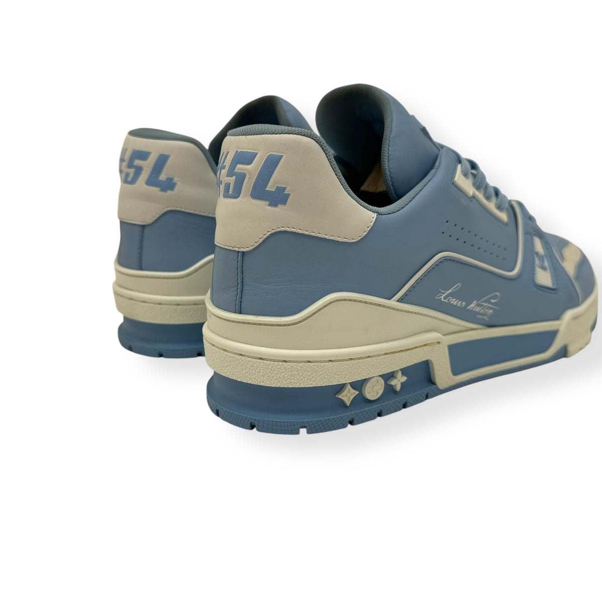 LOUIS VUITTON LV SNEAKER LIGHT BLUE UK8