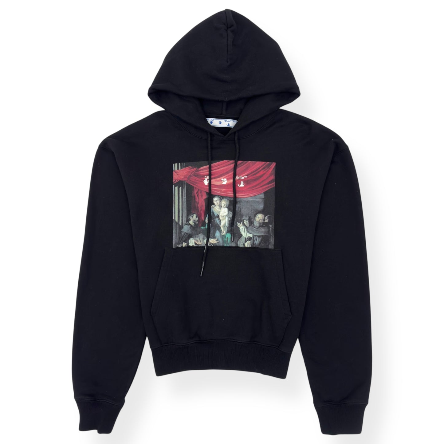 OFF-WHITE CARAVAGGIO PAINTING HOODIE BLACK L