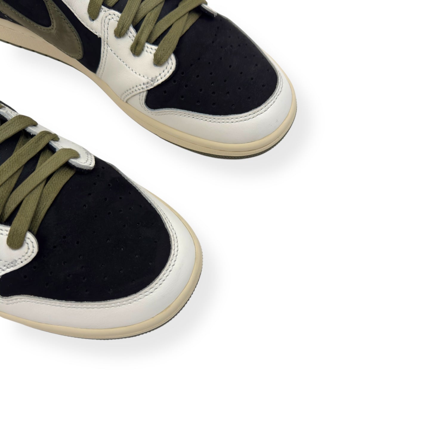 AIR JORDAN 1 LOW OG SP X TRAVIS SCOTT SNEAKER OLIVE UK8.5