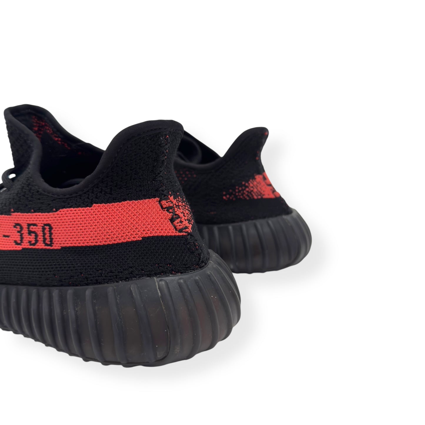 YEEZY BOOST 350 SNEAKER CORE BLACK / RED UK9