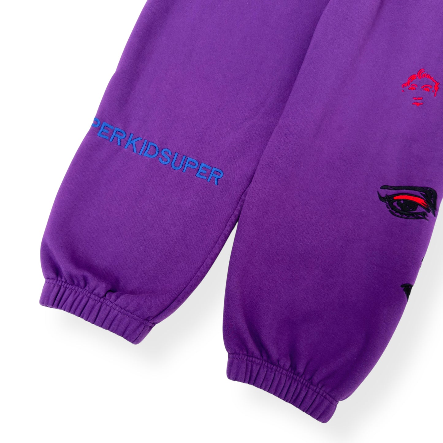 KID SUPER SUPER SWEATPANTS PURPLE L