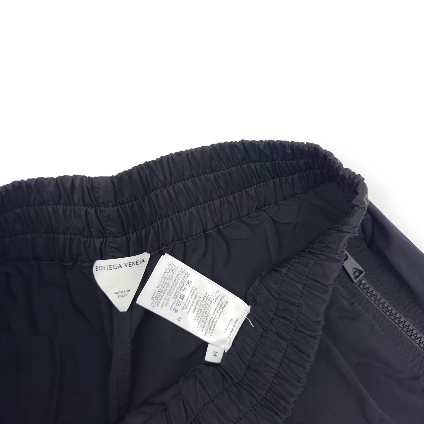 BOTTEGA VENETA NYLON SWIM SHORTS BLACK M
