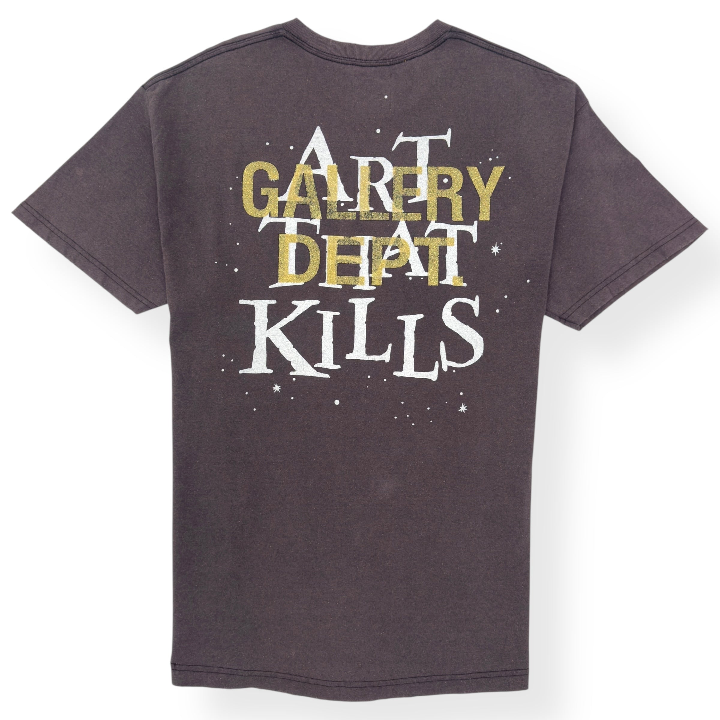 GALLERY DEPT. ATK ROD PRINTED COTTON T-SHIRT GREY L