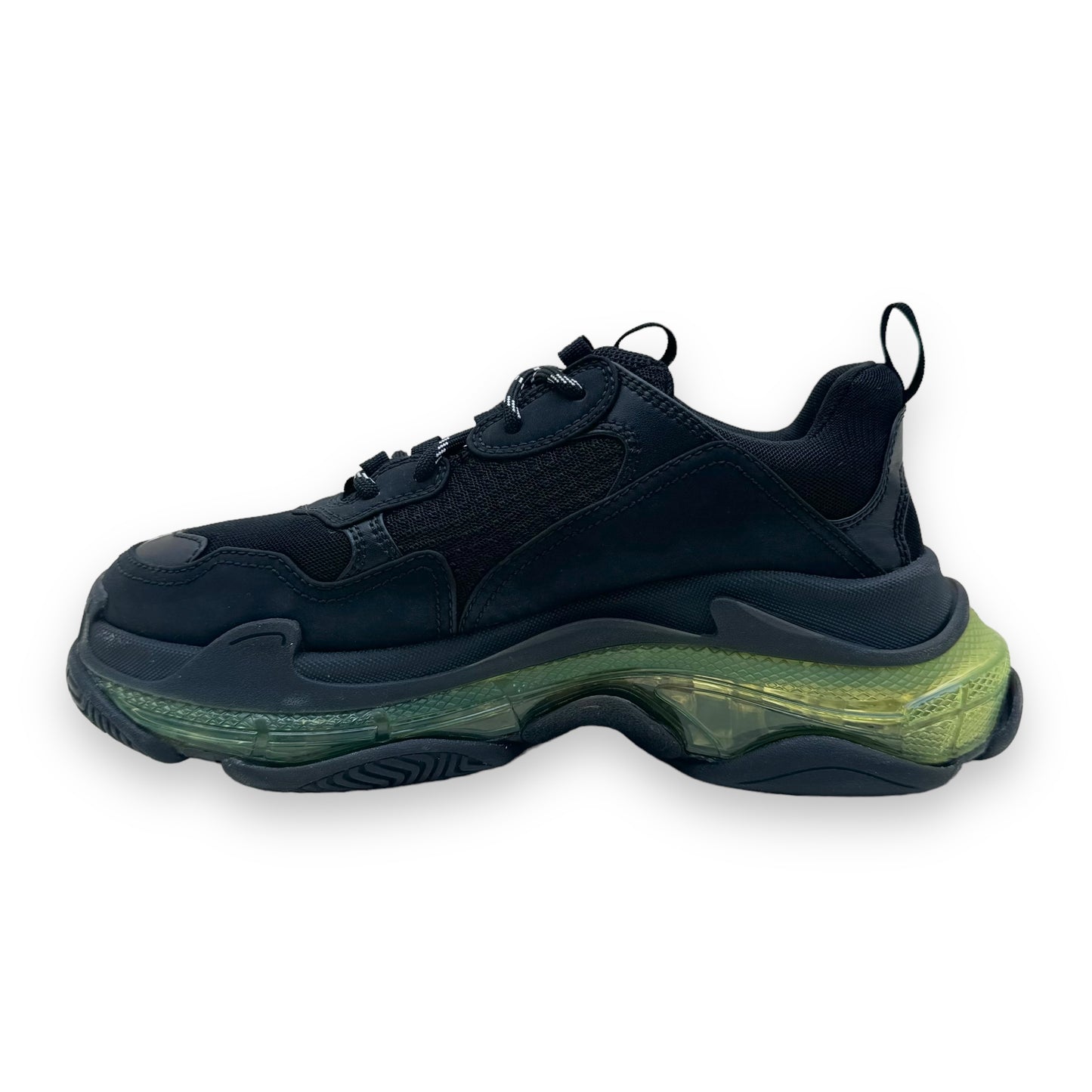 BALENCIAGA TRIPLE S SNEAKER BLACK / GREEN UK8