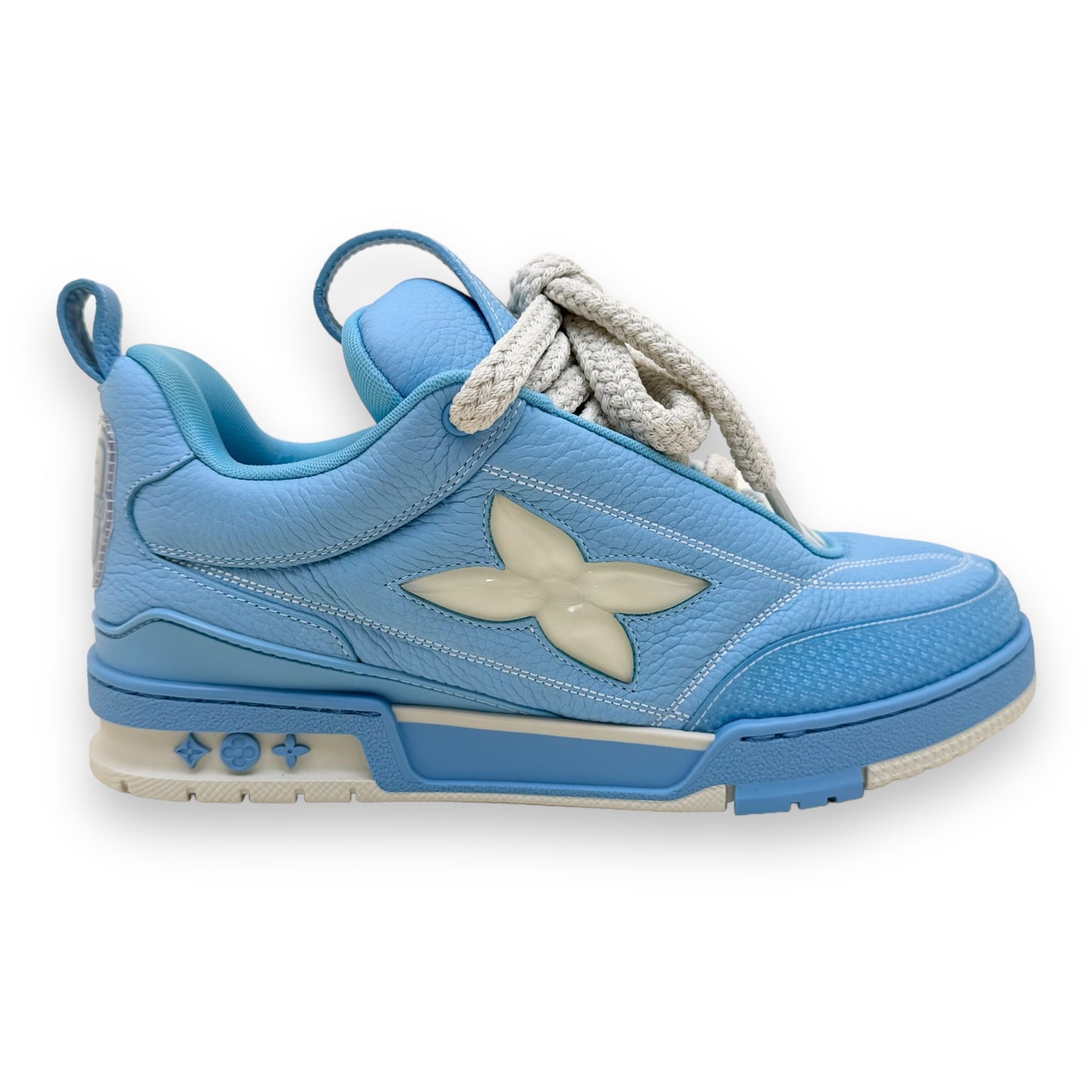 LOUIS VUITTON LV SKATE SNEAKER LUXURY BLUE UK8