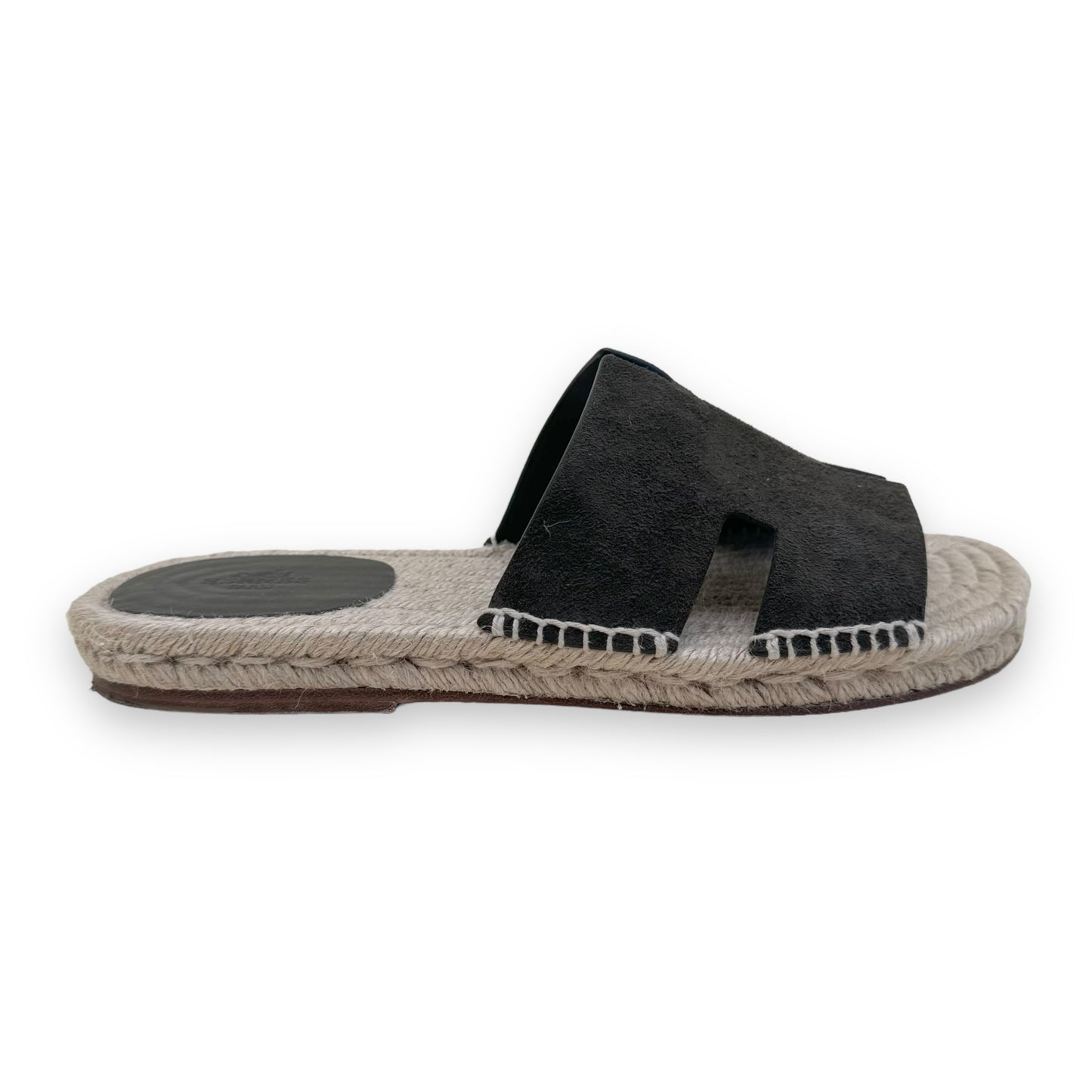 HERMES ANTIGUA ESPADRILLE VERT OLIVE UK8