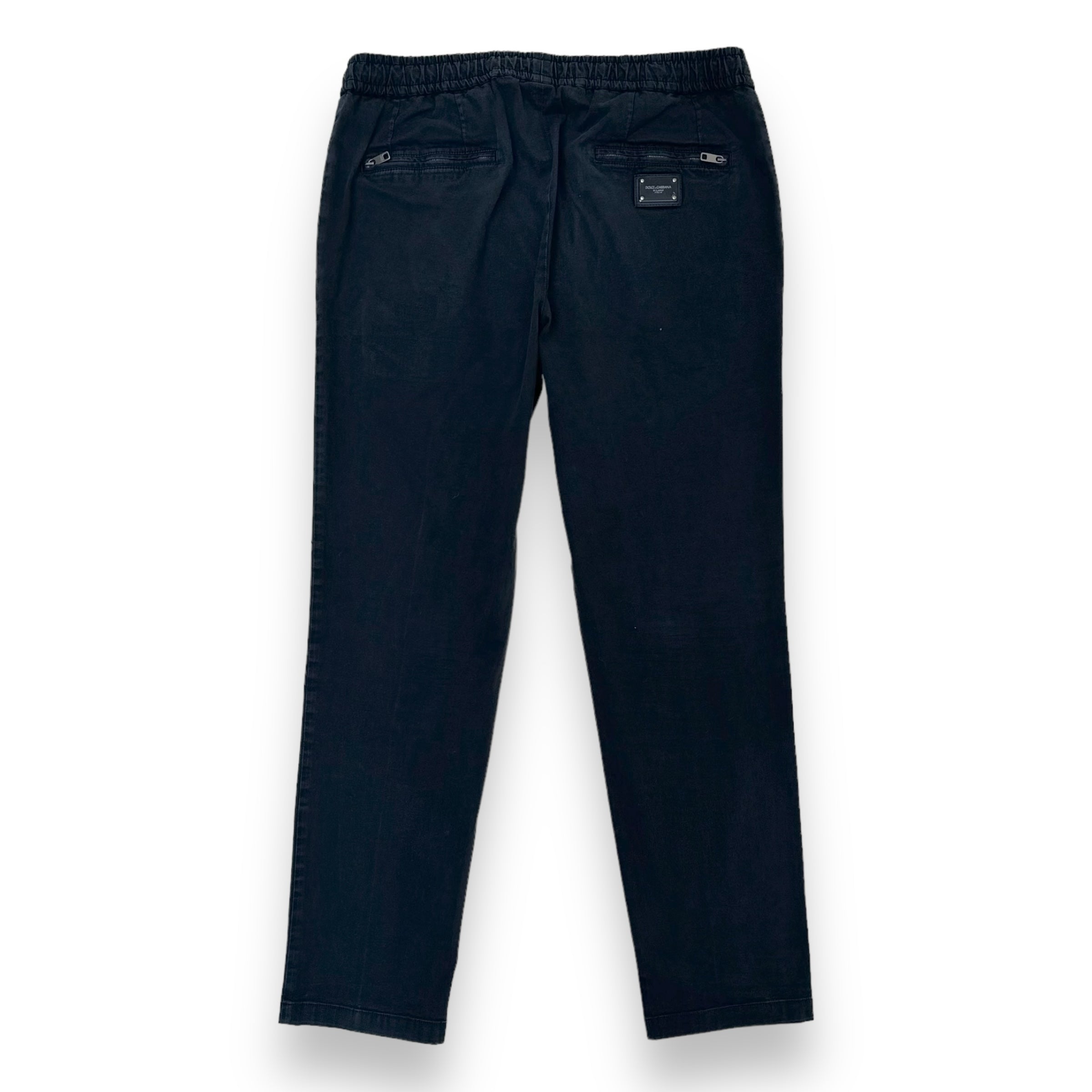 DOLCE & GABBANA TROUSERS BLACK XL
