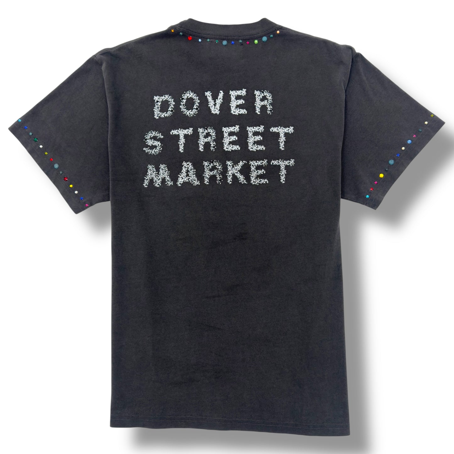 DENIM TEARS X DOVER STREET MARKET RHINESTONE WREATH T-SHIRT GREY XL