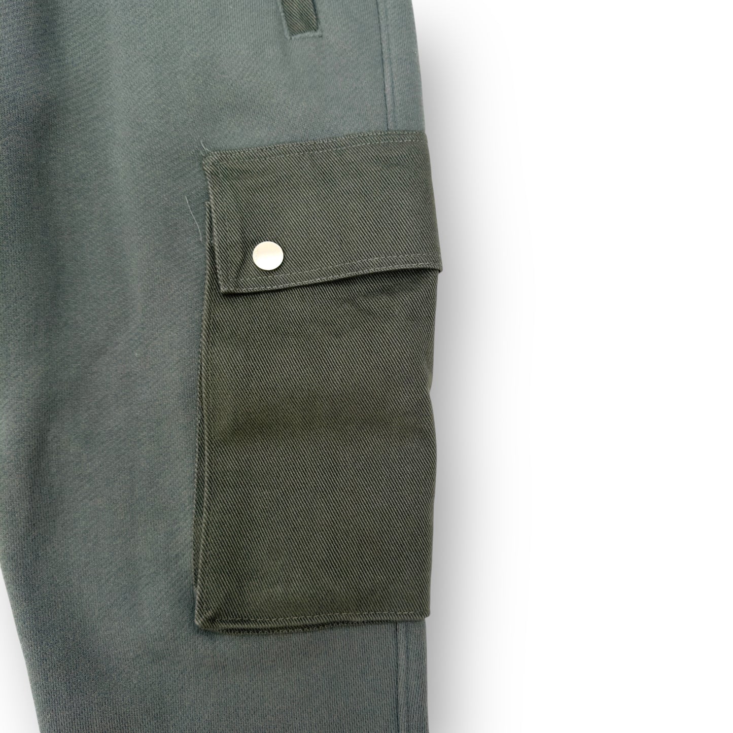 AMIRI COTTON KNIT CARGO SWEATPANTS GREEN M