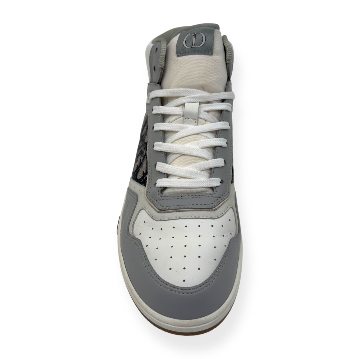 DIOR B27 OBLIQUE HIGH TOP SNEAKERS GREY / WHITE 43 / UK9