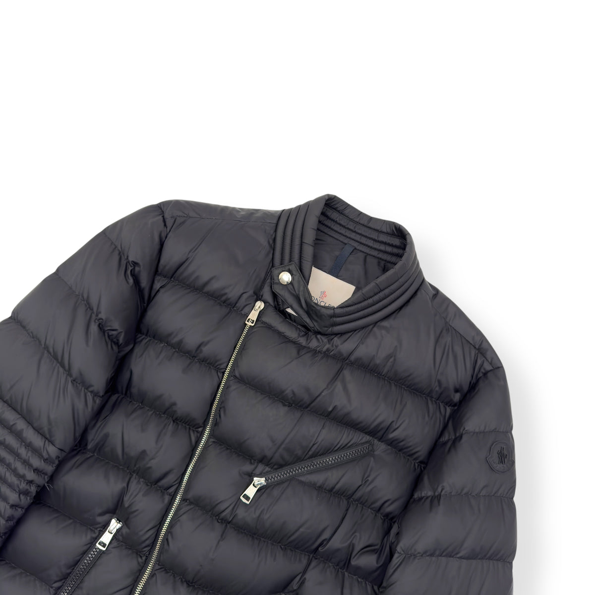 MONCLER AUBIN QUILTED SHELL DOWN JACKET BLACK 3 / M