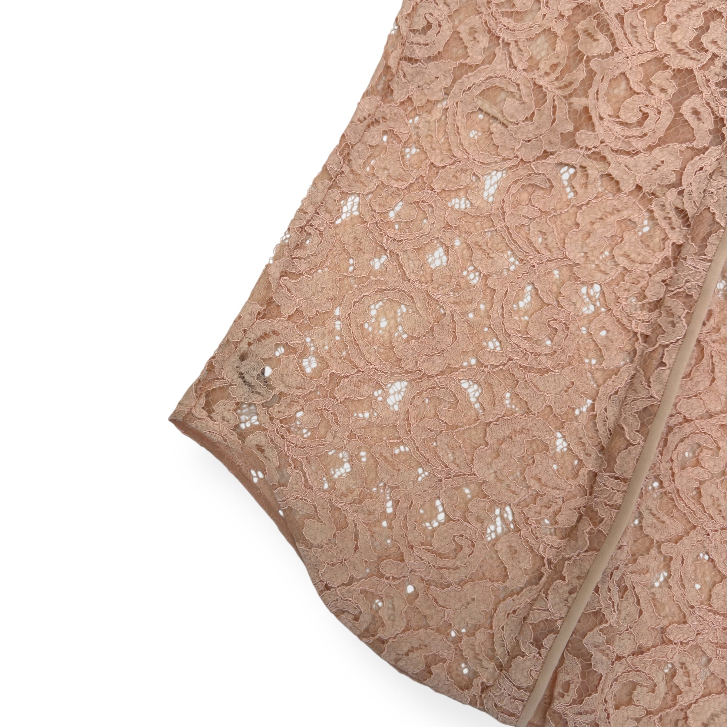 VICTORIA BECKHAM FLORAL-LACE SLEEVELESS TOP PINK 3 / UK12