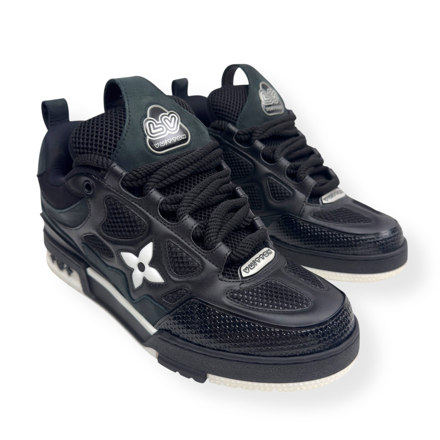 LOUIS VUITTON LV SKATE SNEAKER LUXURY BLACK UK7