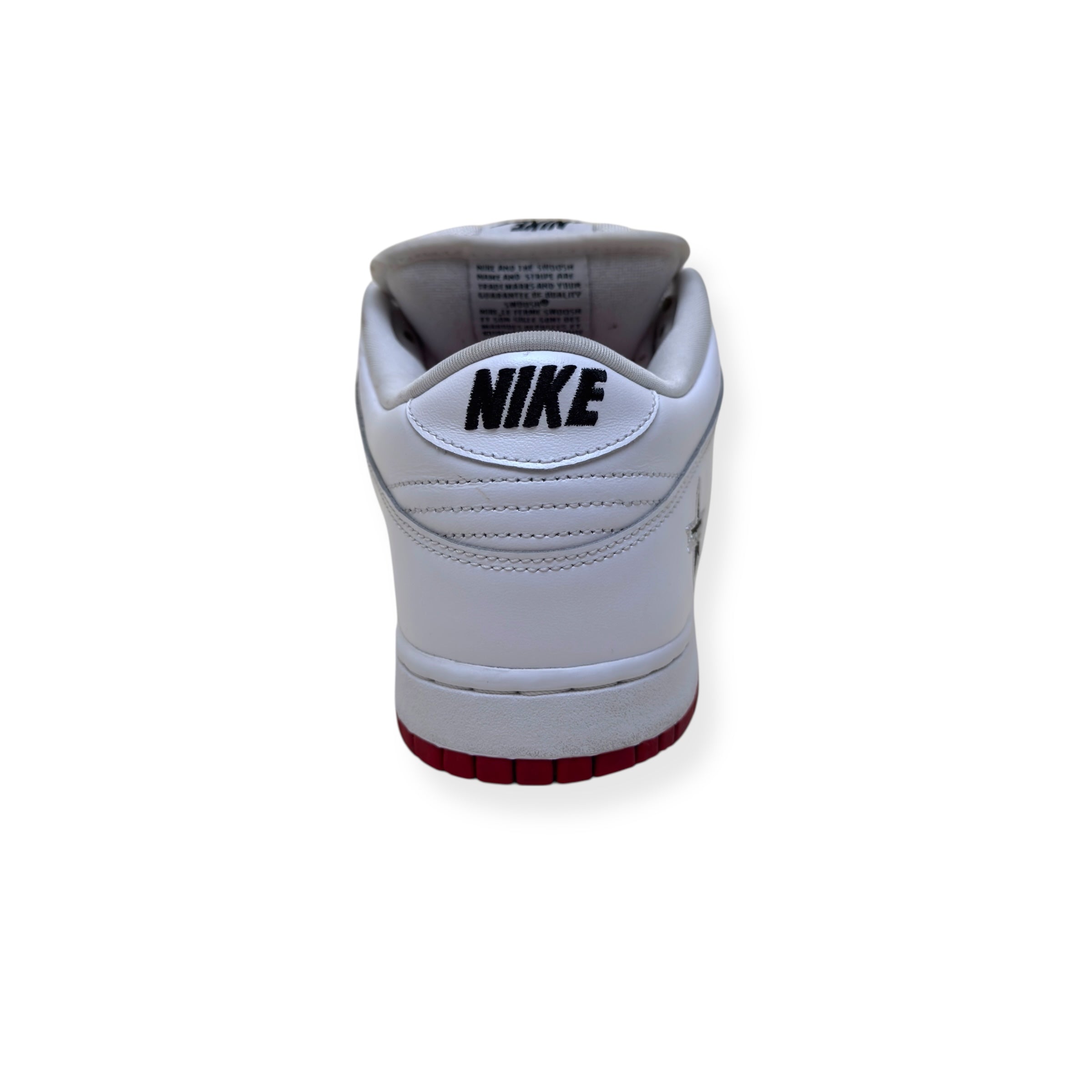NIKE X SUPREME SB DUNK LOW TOP SNEAKER JEWEL SWOOSH UK9
