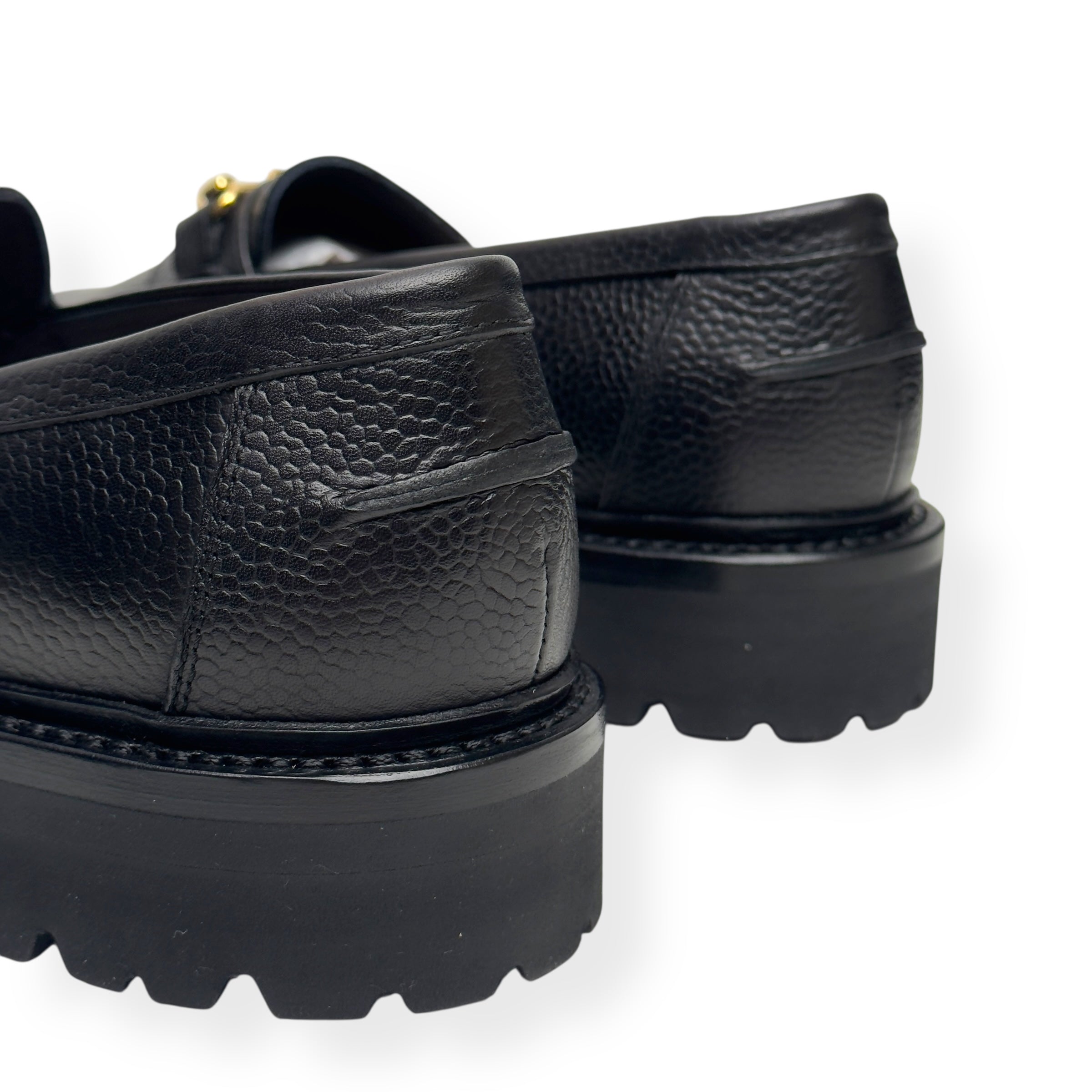 BLACKSTOCK & WEBER THE MASON HORSE BIT LOAFER ONYX US6.5 / UK5.5