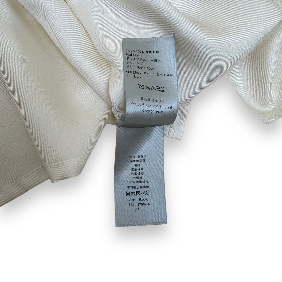 DIOR X JACK KEROUC ‘MOUNT ZION’ SILK SHIRT NATURAL L