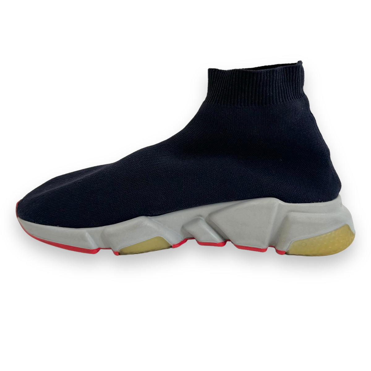 BALENCIAGA SPEED SNEAKER NAVY / GREY / RED UK8
