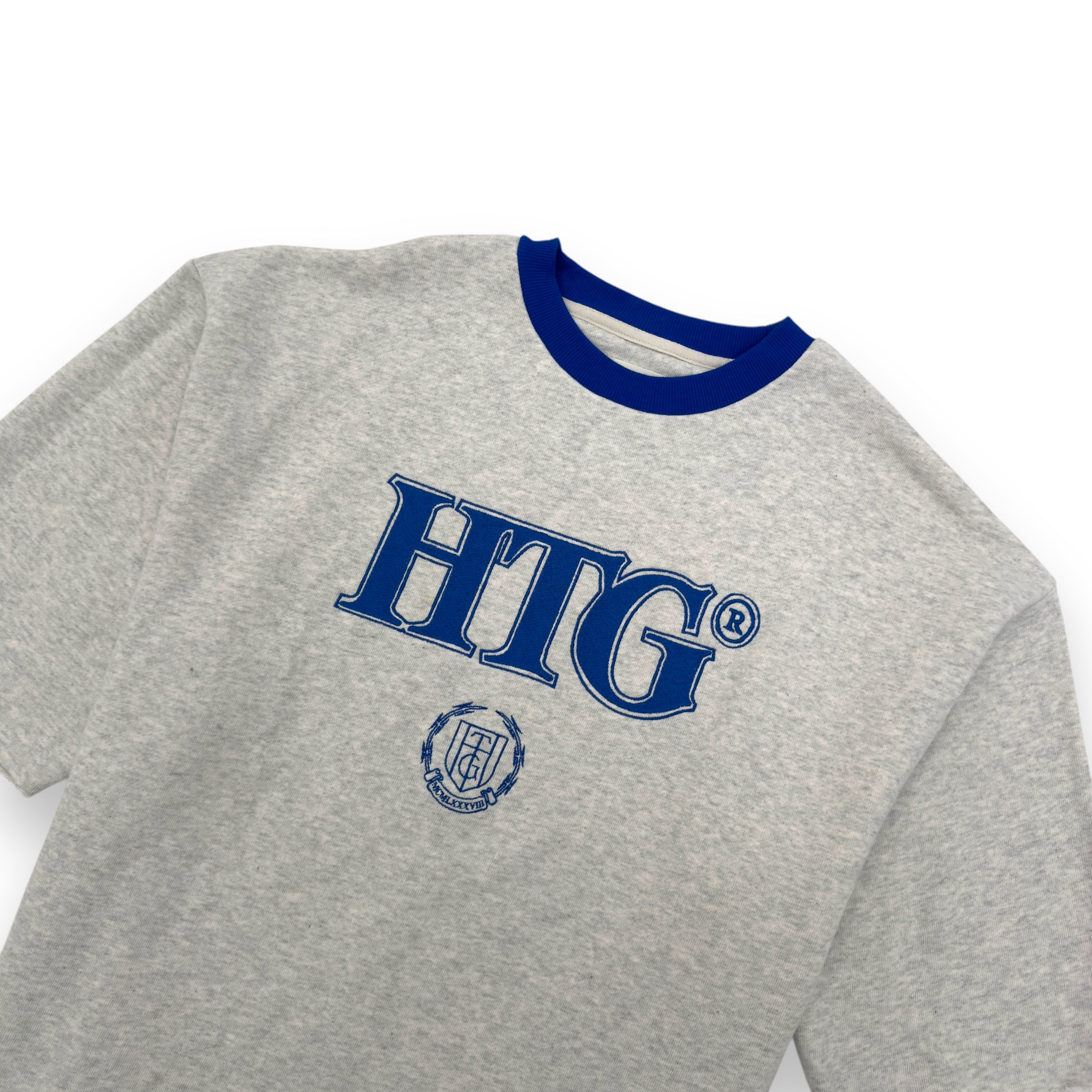 HONOR THE GIFT CROPPED T-SHIRT GREY / BLUE XL