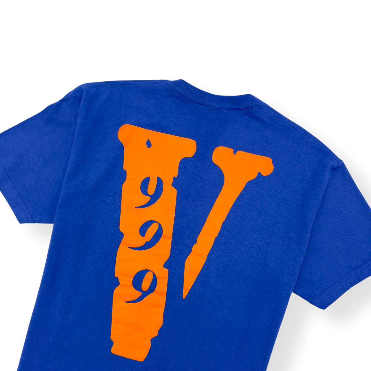 VLONE X JUICE WORLD T-SHIRT BLUE / ORNAGE L