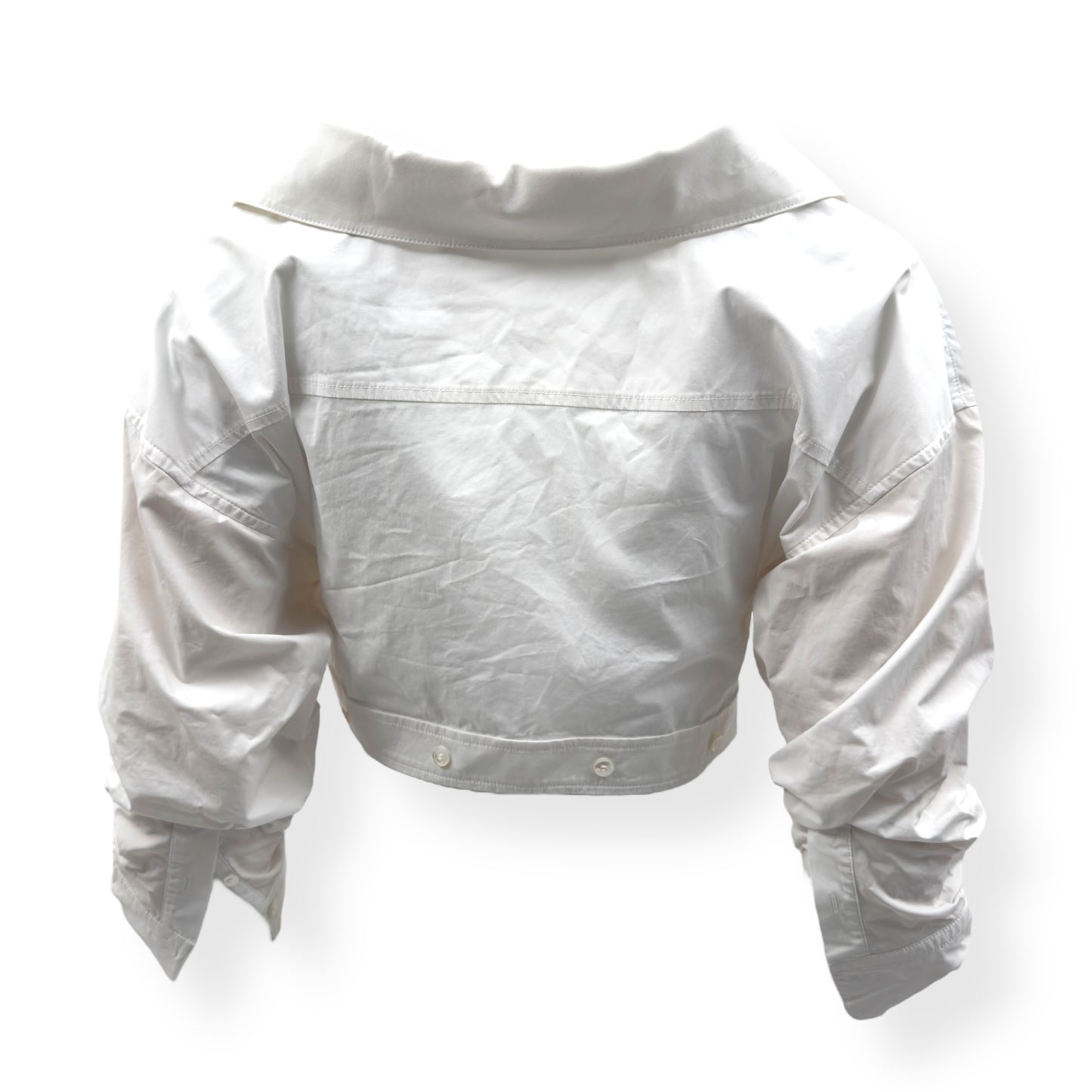 ALEXANDER WANG CROPPED SHIRT WHITE 2 / S