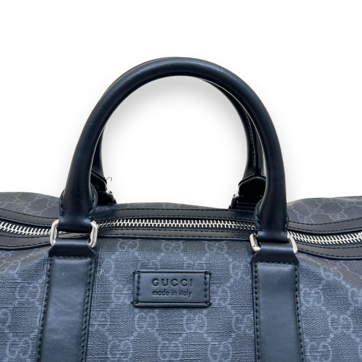 GUCCI GG CARRY-ON DUFFLE BAG BLACK