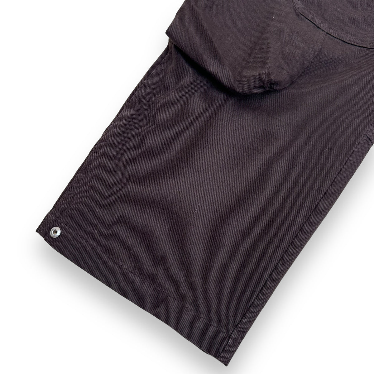 JACQUEMUS LE CARGO CROISSANT COTTON-CANVAS TROUSERS BROWN L