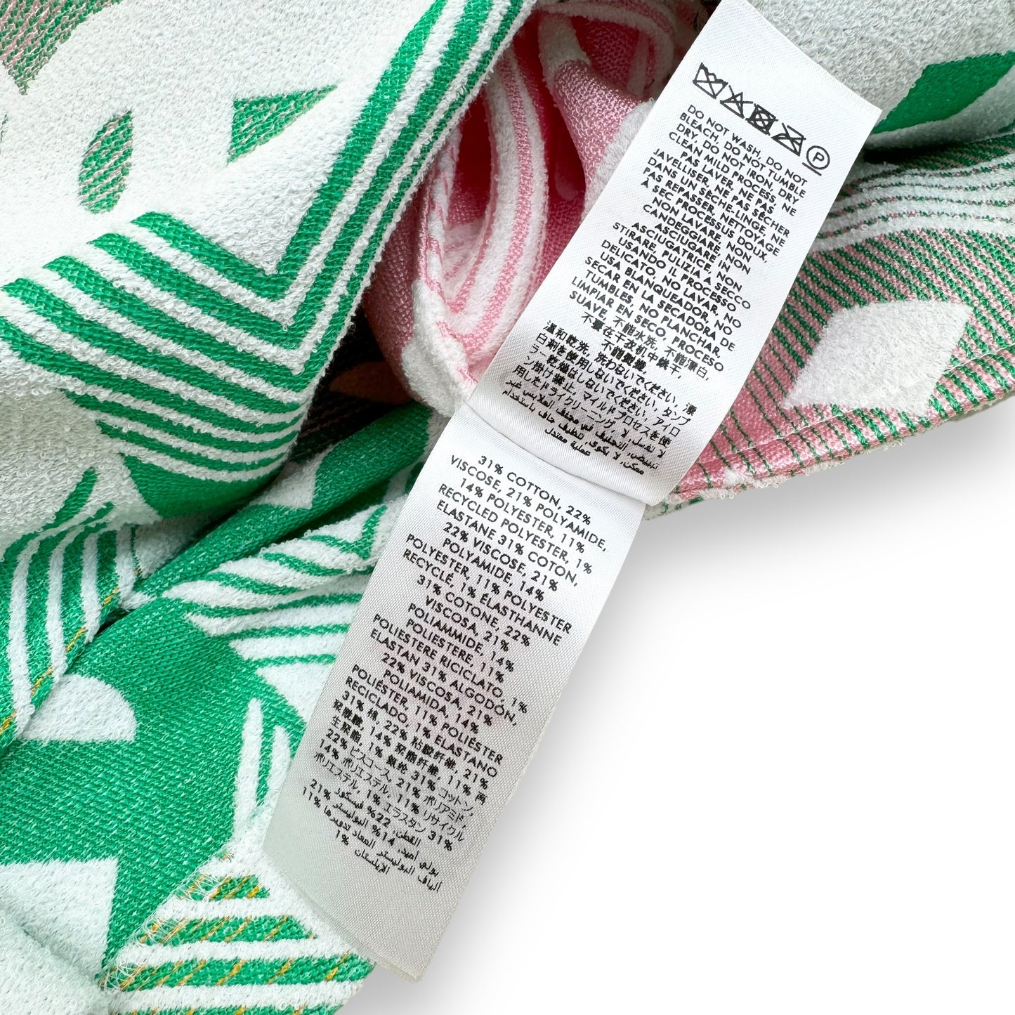 CASABLANCA DÉGRADÉ HEART-JACQUARD OVERSHIRT MULTICOLOURED XXL