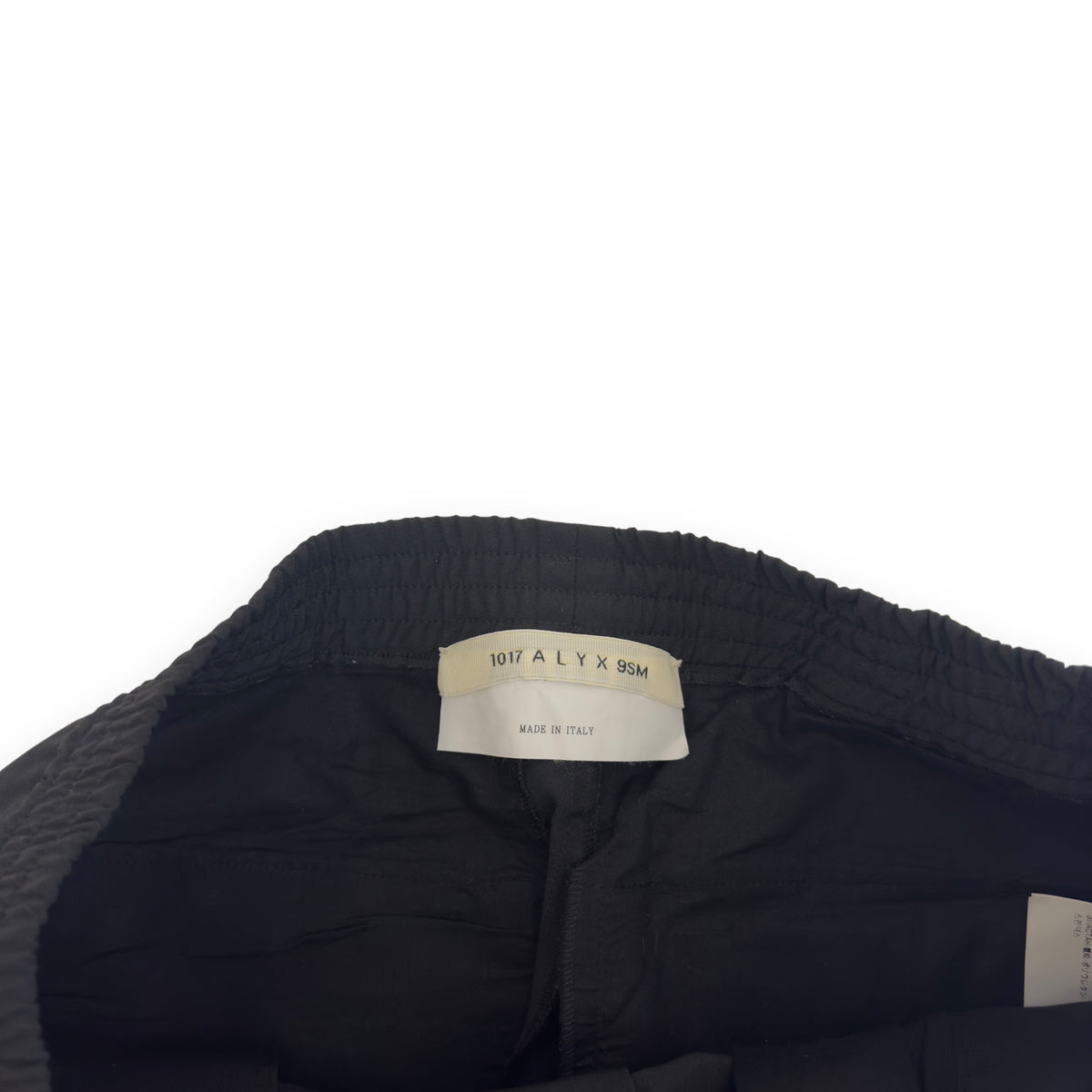 1017 ALYX 9SM STRAIGHT ZIP DETAILED TROUSERS BLACK L