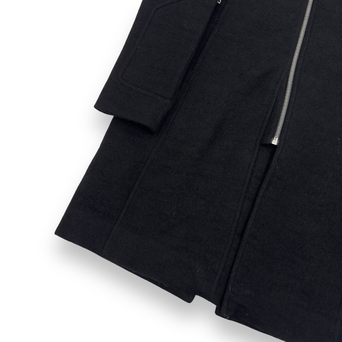 RICK OWENS FW18 09 TUBEWAY COAT BLACK M