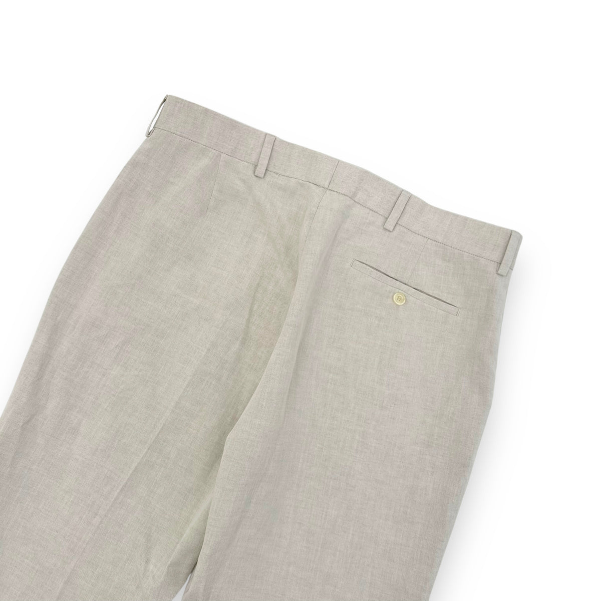 JACQUEMUS LE RAPHIA STRAIGHT LEG LINEN BLEND SUIT TROUSERS 54 / XXL
