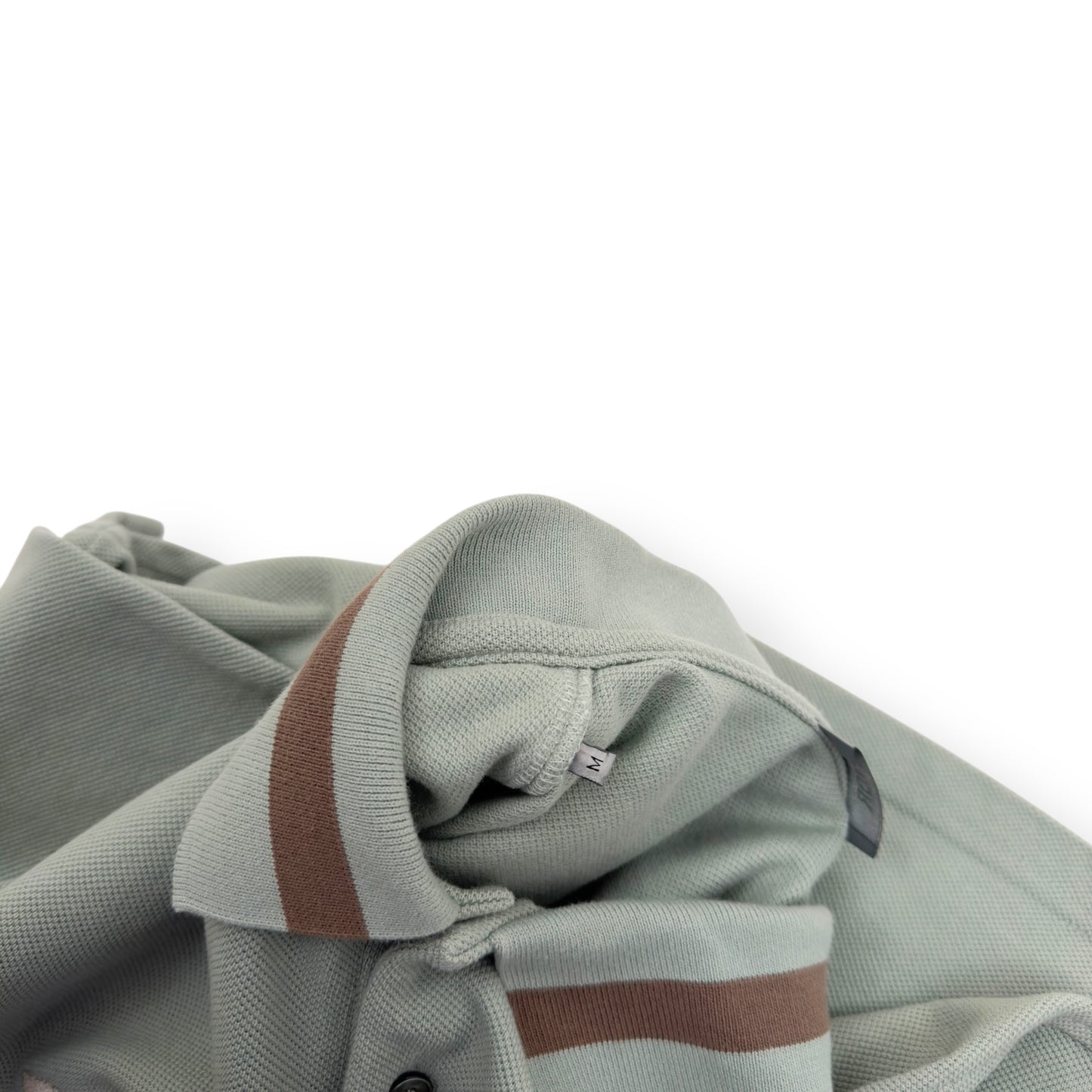 DIOR LOGO EMBROIDERED LOGO POLO SHIRT GREEN M