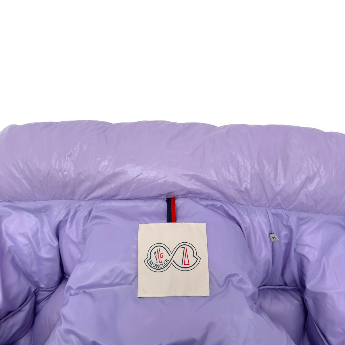 MONCLER EXTRAORDINARY FOREVER MAYA QUILTED SHELL JACKET LILAC 2 / S