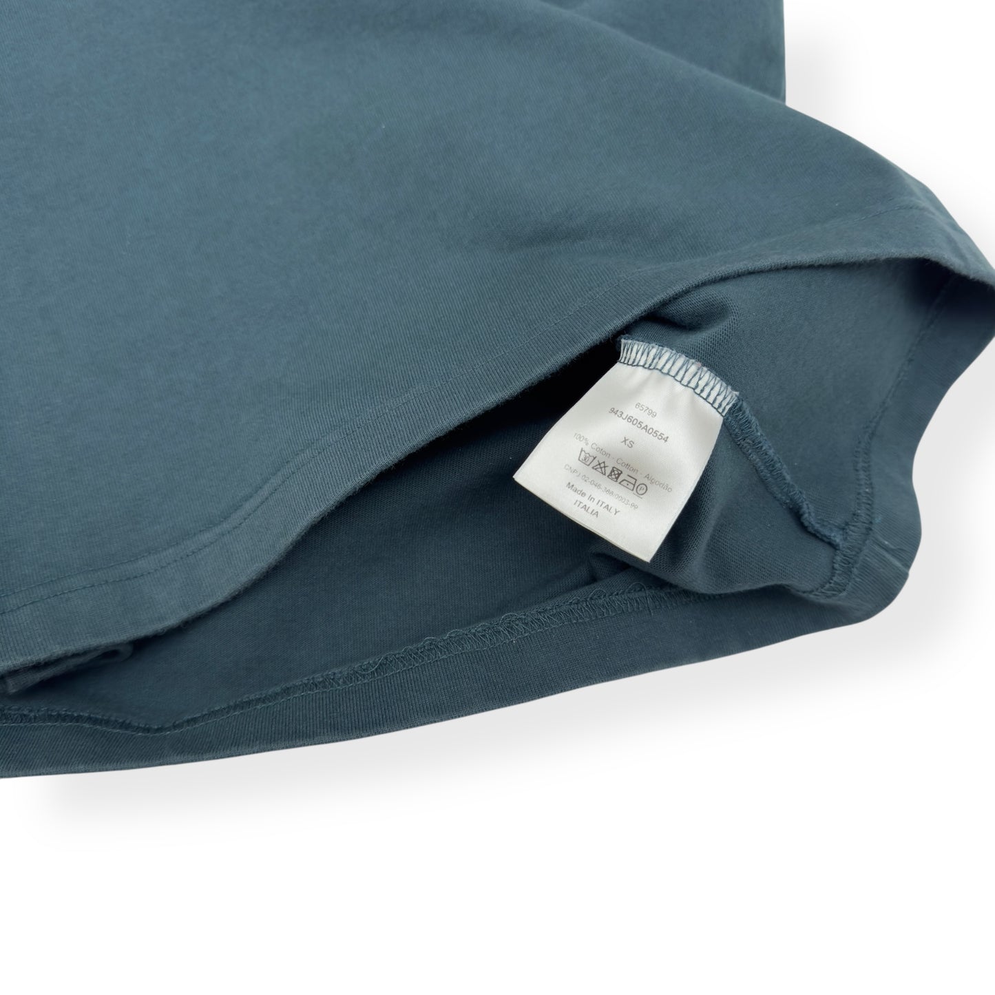 DIOR CD ICON LOGO T-SHIRT BLUE XS