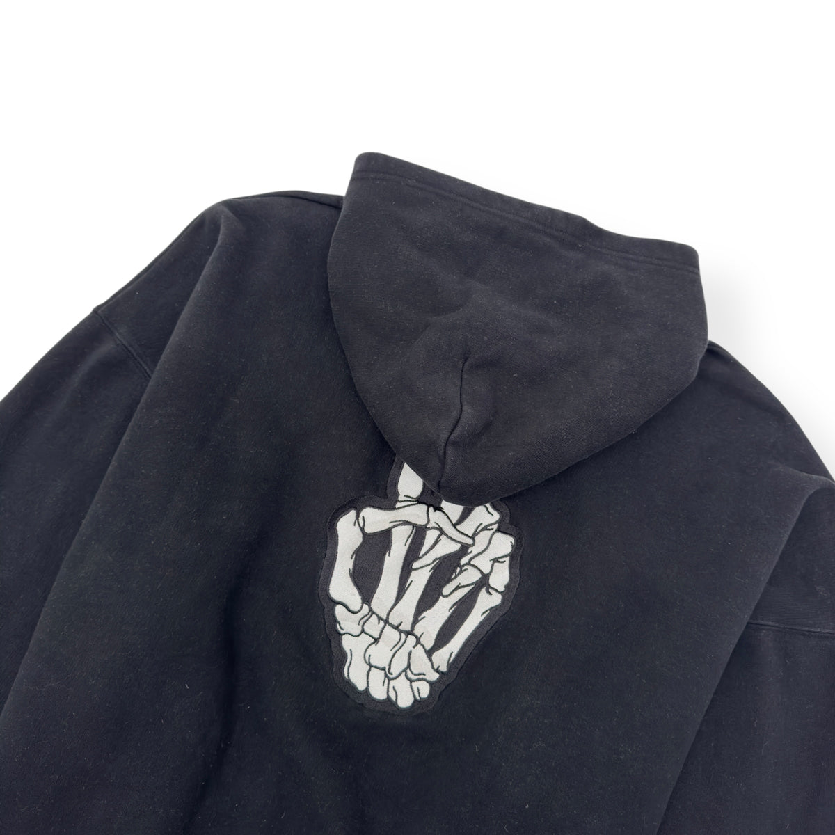 BALENCIAGA SMILEY HOODIE BLACK / YELLOW M