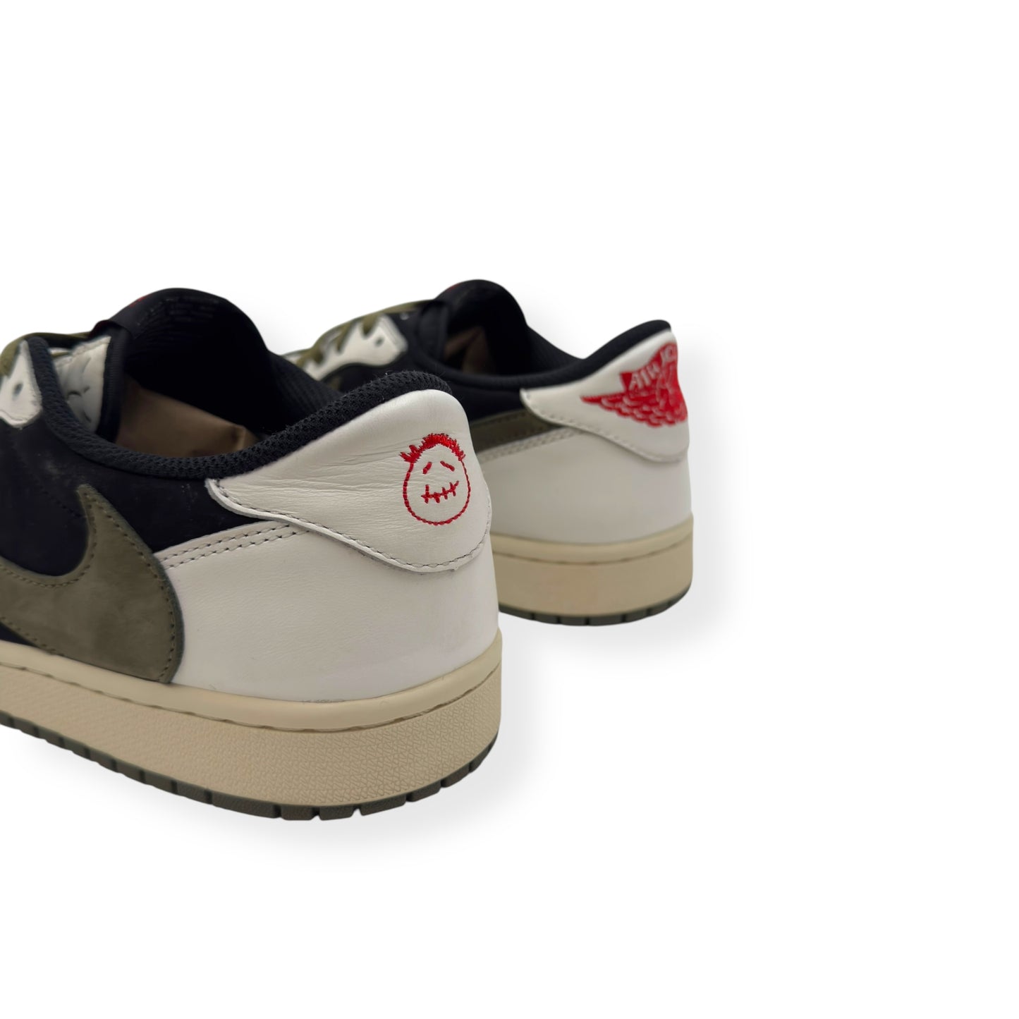 AIR JORDAN 1 LOW OG SP X TRAVIS SCOTT SNEAKER OLIVE UK8.5
