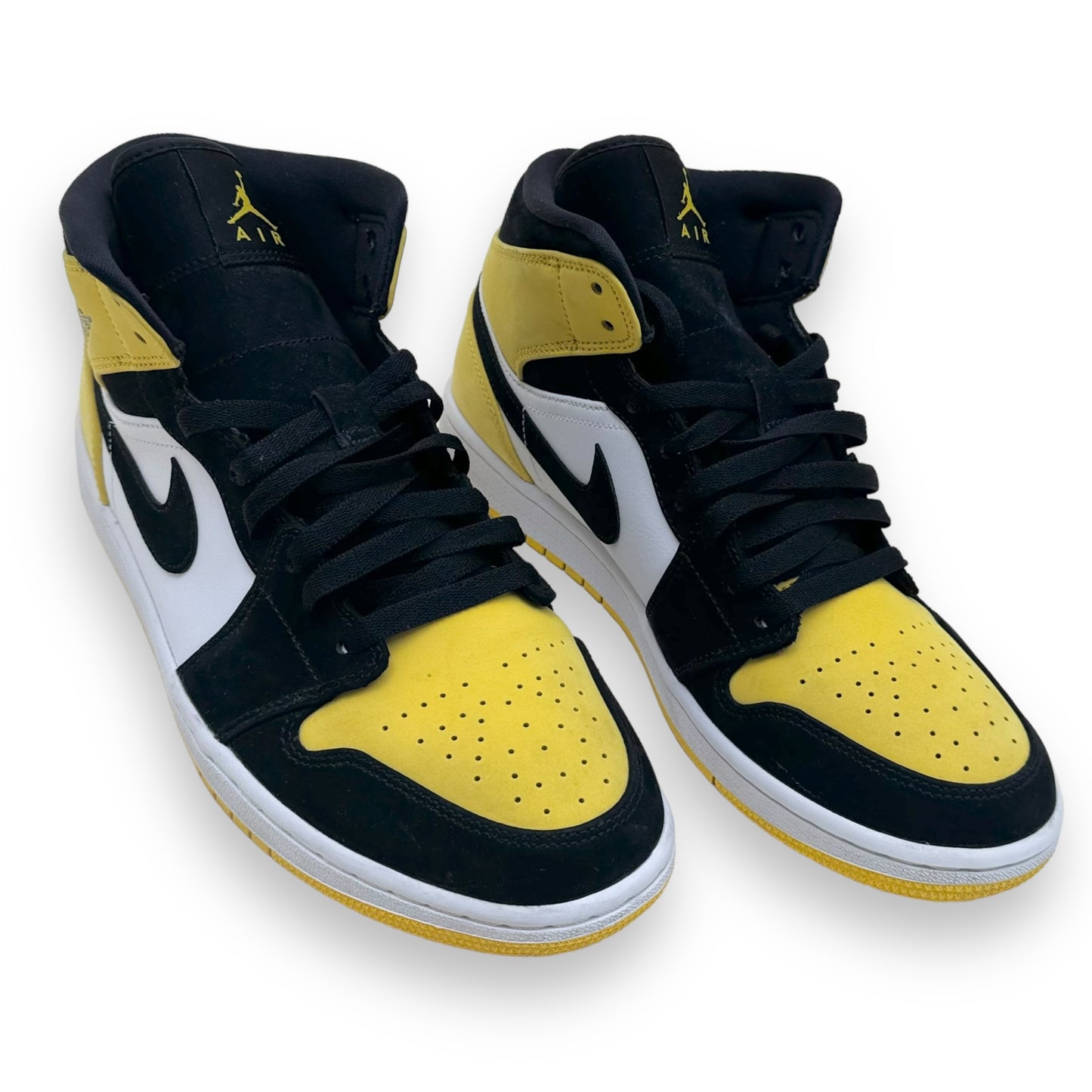 AIR JORDAN 1 MID SE SNEAKER ‘YELLOW TOE’ UK8.5