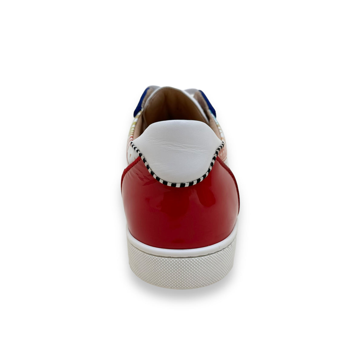 CHRISTIAN LOUBOUTIN SEAVASTE GRAFFITI LOW TOP SNEAKER UK9