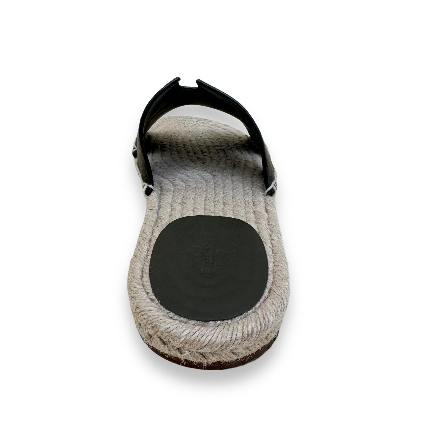 HERMES ANTIGUA ESPADRILLE VERT OLIVE UK8