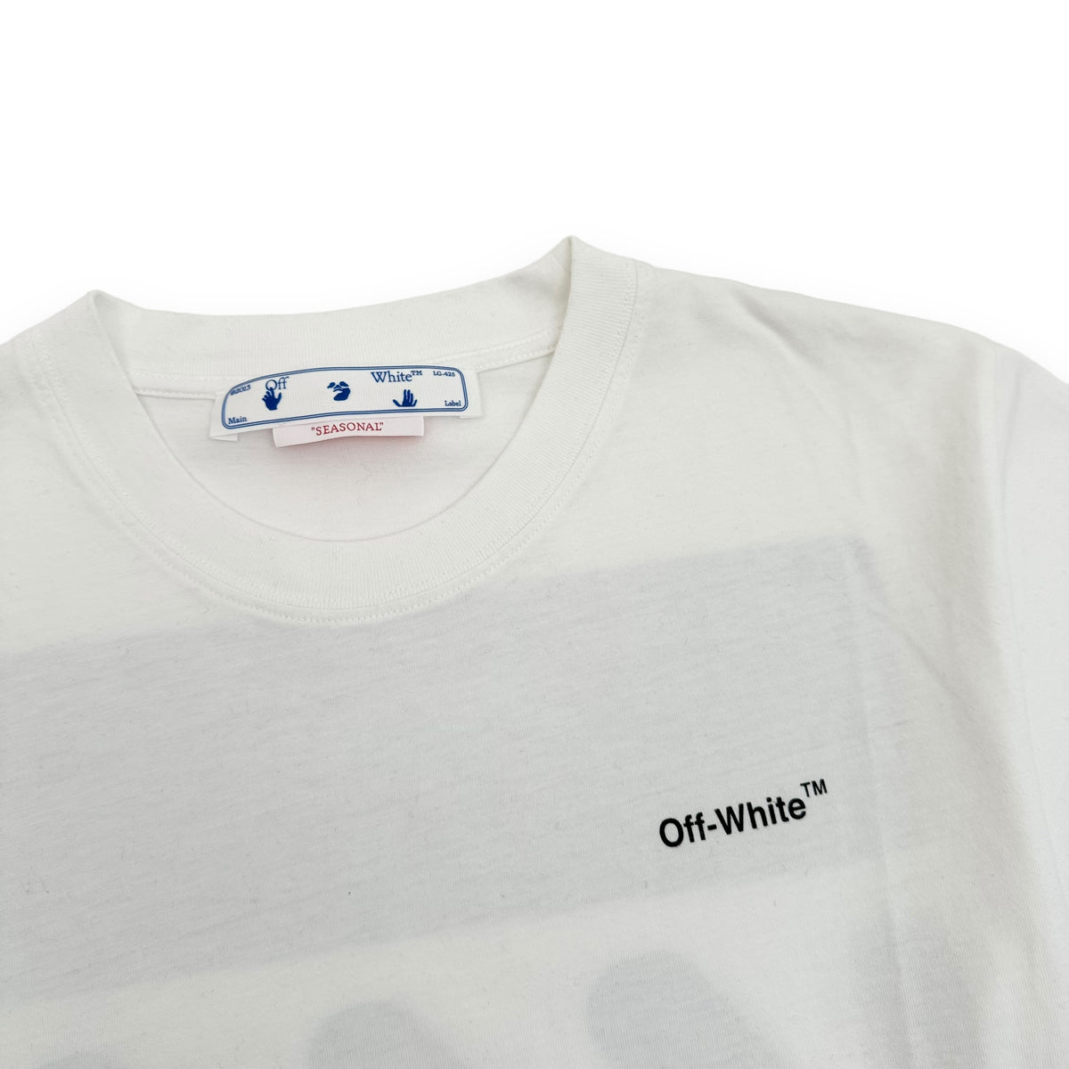 OFF-WHITE SCRIBBLE T-SHIRT WHITE / BLACK M