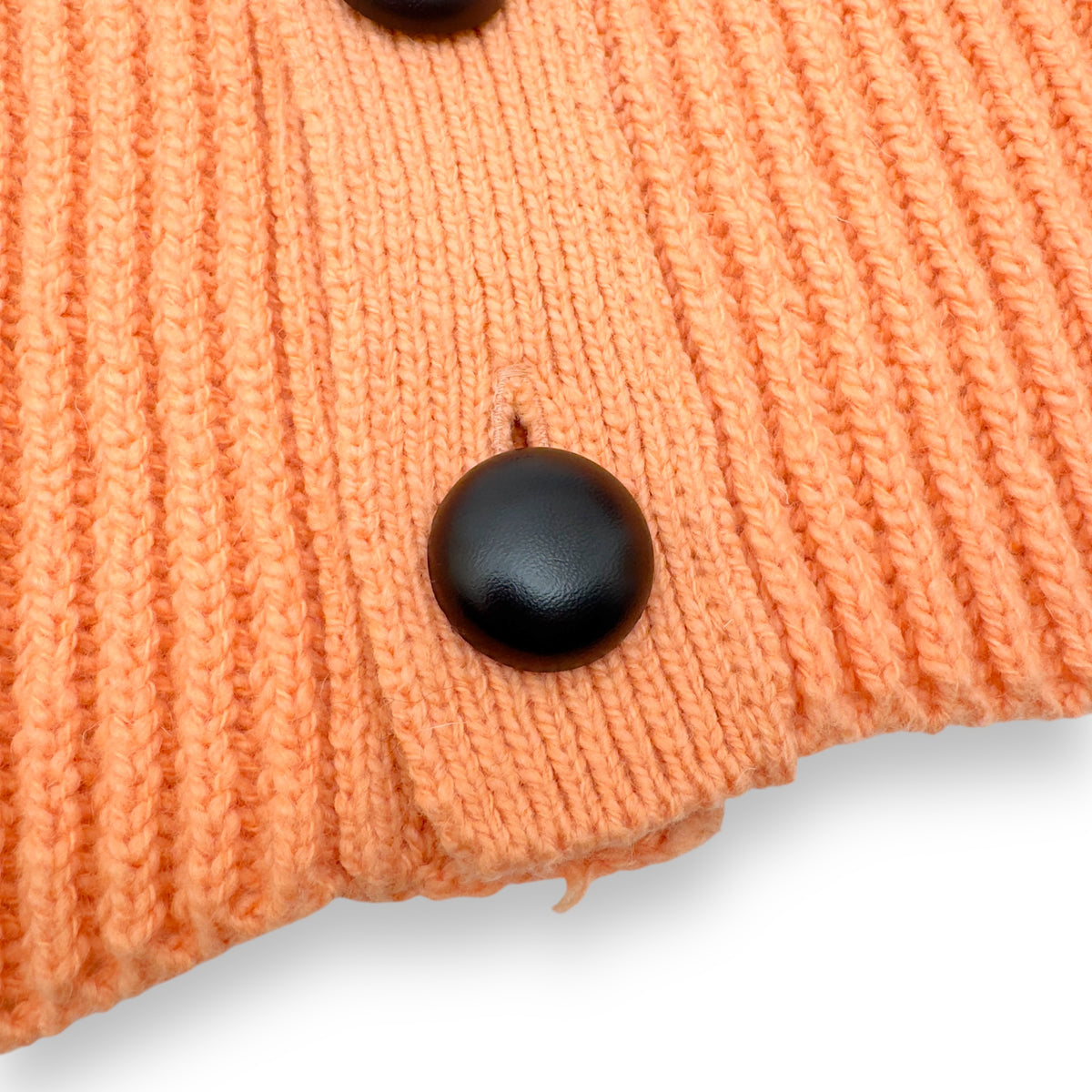 JIL SANDER WOOL CARDIGAN ORANGE 52 / XL